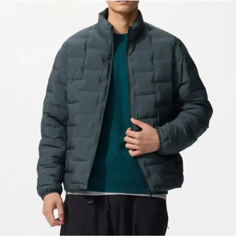 Uniqlo PUFFTECH Jacket, Non Quilted, in Dark Green